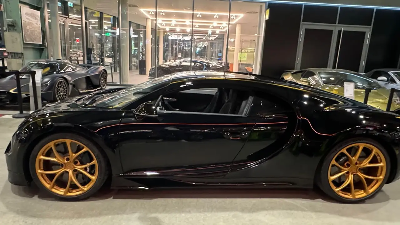 Bugatti Chiron 110 Ani 2019, exterior — Cannes Luxury Car Rental, Cannes. Bugatti Chiron 110 Ani in Cannes Hiring a Bugatti Chiron 110 Ani in Cannes provides an…