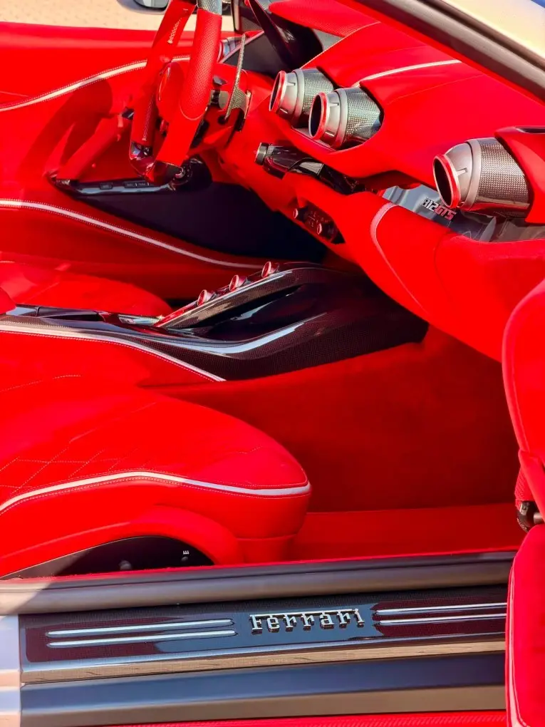 Ferrari 812 GTS 2024, interior — Cannes Luxury Car Rental, Cannes. Ferrari 812 GTS in Cannes Hiring a Ferrari 812 GTS in Cannes provides a high-performance…