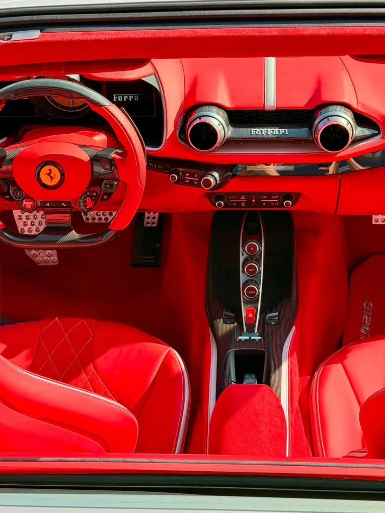 Ferrari 812 GTS 2024, dashboard — Cannes Luxury Car Rental, Cannes. Ferrari 812 GTS in Cannes Hiring a Ferrari 812 GTS in Cannes provides a high-performance…