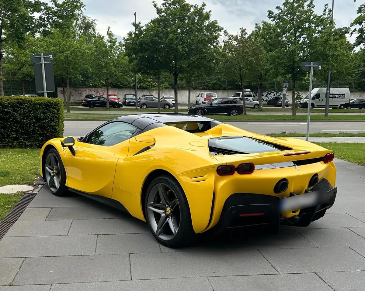 Ferrari SF90 Spider 2024, front view — Cannes Luxury Car Rental, Cannes. Ferrari SF90 Spider in Cannes Hiring a Ferrari SF90 Spider in Cannes provides a…