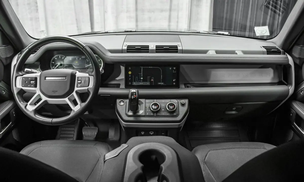 Land Rover Defender X-Dynamic 7 seater 2024, dashboard — Cannes Luxury Car Rental, Cannes