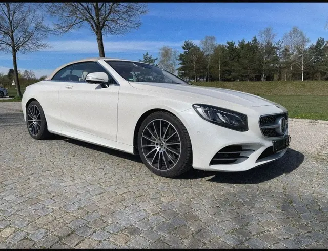 Mercedes Benz S560 Cabrio 2021 — Cannes Luxury Car Rental, Cannes