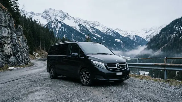 Mercedes Benz V300 8 seats 2025 — Cannes Luxury Car Rental, Cannes