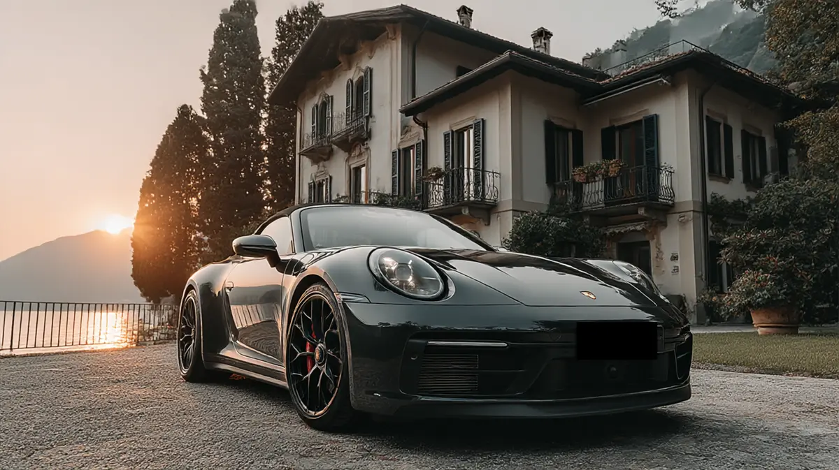 Porsche 992 Carrera 4 GTS Cabrio 2024, vue arrière — Cannes Luxury Car Rental, Cannes. Porsche 992 Carrera 4 GTS Cabrio in Cannes La location d'une Porsche 992 Carrera 4 GTS…