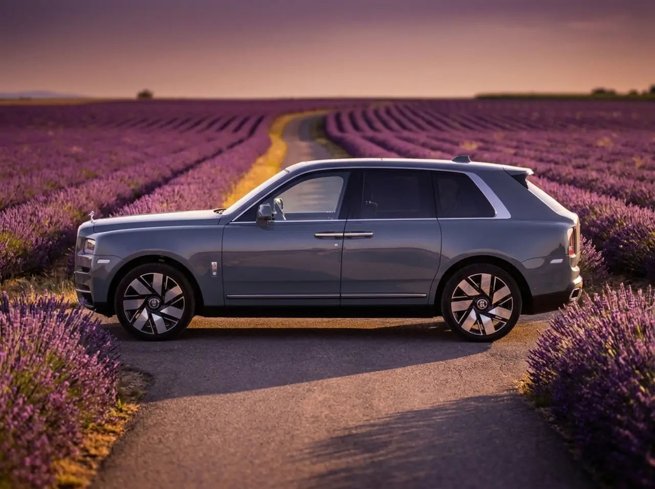 Rolls-Royce Cullinan 2025, exterior — Cannes Luxury Car Rental, Cannes. Domina la Grande Corniche con presencia absoluta
