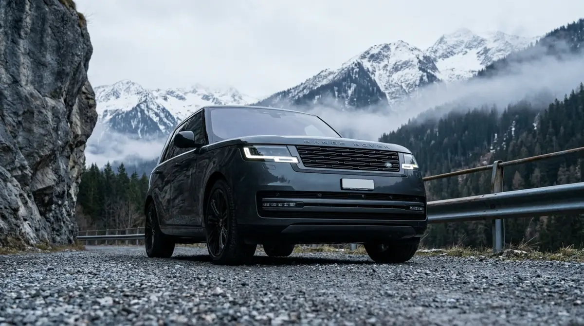 Rover Range Rover Autobiography P530 2026, vue arrière — Cannes Luxury Car Rental, Cannes. Rover Range Rover Autobiography P530 in Cannes Louer un Rover Range Rover Autobiography…