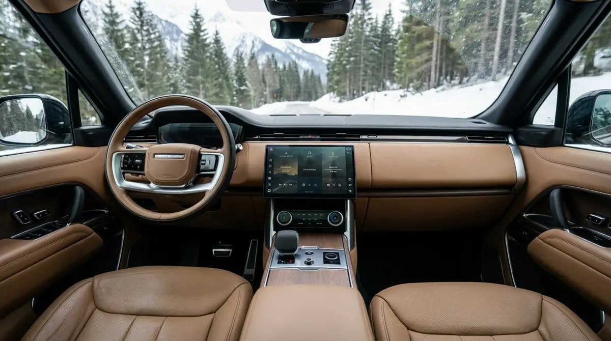 Rover Range Rover Autobiography P530 2026, intérieur — Cannes Luxury Car Rental, Cannes. Rover Range Rover Autobiography P530 in Cannes Louer un Rover Range Rover Autobiography…