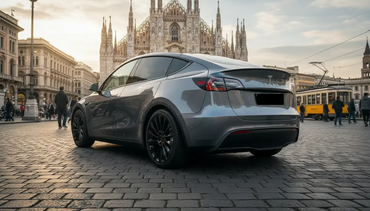 Tesla Model Y Long Range 2023, extérieur — Cannes Luxury Car Rental, Cannes. Tesla Model Y Long Range in Cannes La location d'une Tesla Model Y Long Range à Cannes…